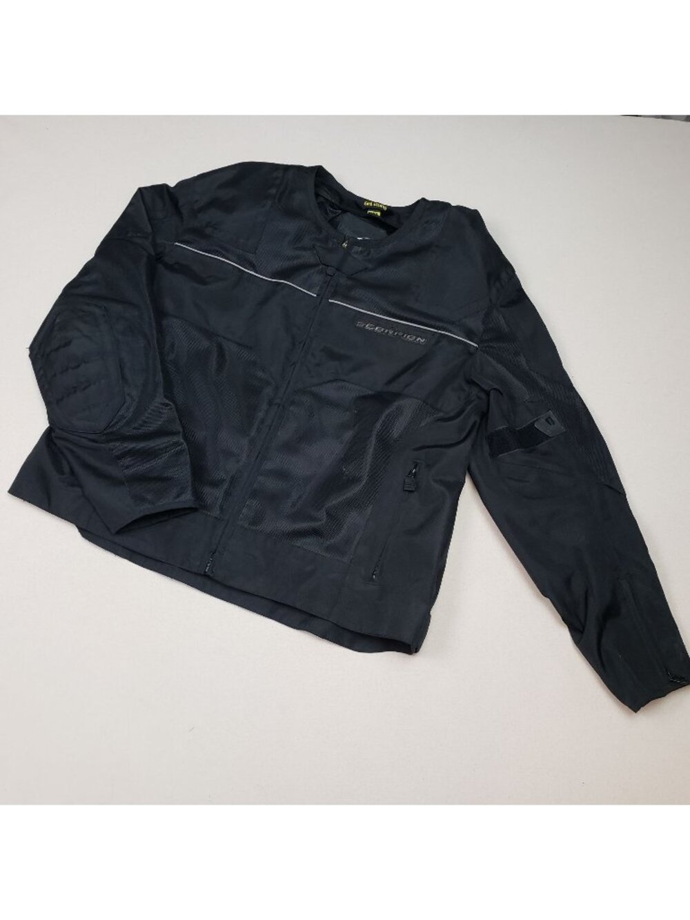 Scorpion EXO Armored Motorcycle Riding Jacket Waterproof Padded Black Sz XXL